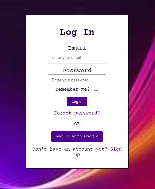 login website